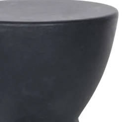 Wohnen Hocker<Runde Designhocker aus Tonfaser - Eterna (2er Set)