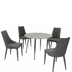 Wohnen Sitzgruppe<Runde Essgruppe günstig - Later (fünfteilig)