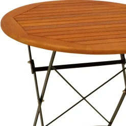 Wohnen Sitzgruppe<Runder Balkonklapptisch & 2 Klappstühle - Jemzon (dreiteilig)