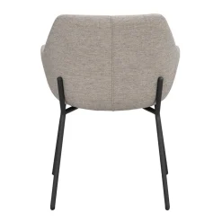 Wohnen Sitzgruppe<Runder White Wash Esstisch & Stühle - Pulva (siebenteilig)
