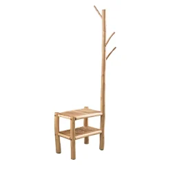 Wohnen Garderoben<Rustikale Design-Garderobe aus Eukalyptusholz - Drawa