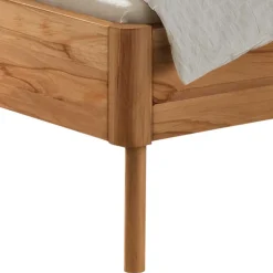 Wohnen Betten<Rustikal-modernes Doppelbett aus Wildbuche - Polentona