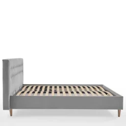 Wohnen Betten<Samt Doppelbett mit Bettkasten - Diadonna