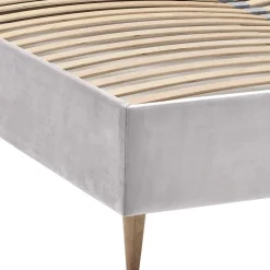 Wohnen Betten<Samt Doppelbett mit Bettkasten - Diadonna