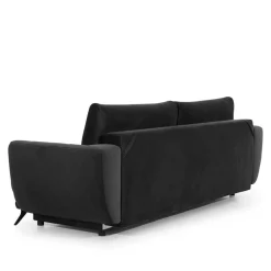 Wohnen Betten|Sofas<Samt Klappcouch mit drei Sitzplätzen - Miller