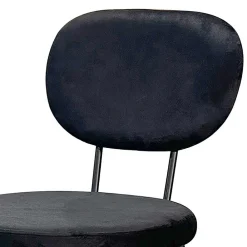 Wohnen Stühle<Samt Polsterstühle in Schwarz - Siao (2er Set)