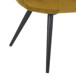 Wohnen Sessel|Stühle<Samt Sessel ohne Armlehnen mit 50 cm Sitzhöhe - Agata