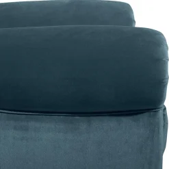 Wohnen Sessel<Samtvelours Chesterfield-Polstersessel in Petrol - Varescan