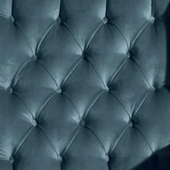 Wohnen Sessel<Samtvelours Chesterfield-Polstersessel in Petrol - Varescan