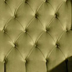 Wohnen Sessel<Samtvelours Ohrensessel im Chesterfield Look - Erulina