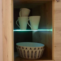 Wohnen Wohnwände<Scandi Anbauwand fürs Wohnzimmer - Olcian (vierteilig)