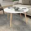 Wohnen Tische<Scandi Chic Couchtisch mit runder Tischplatte - Jeano
