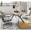 Wohnen Sitzgruppe<Scandi Chic Essgruppe mit Polsterstühlen - Coestra (fünfteilig)