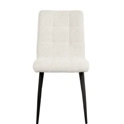 Wohnen Stühle<Scandi Chic Polsterstuhl in Champagner Boucle - Acapelca