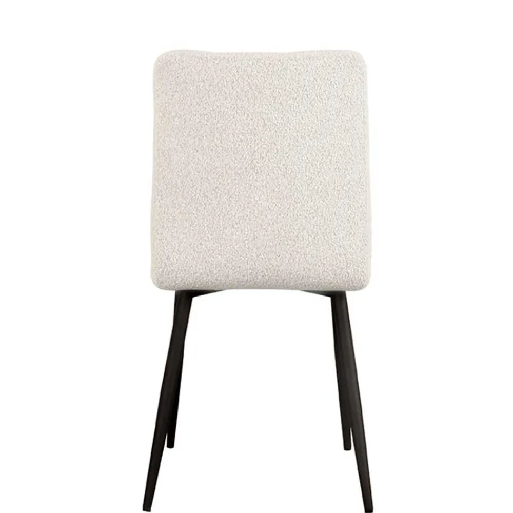 Wohnen Stühle<Scandi Chic Polsterstuhl in Champagner Boucle - Acapelca