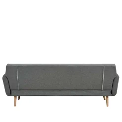 Wohnen Betten<Scandi Chic Schlafcouch in Dunkelgrau & Natur - Giorgio