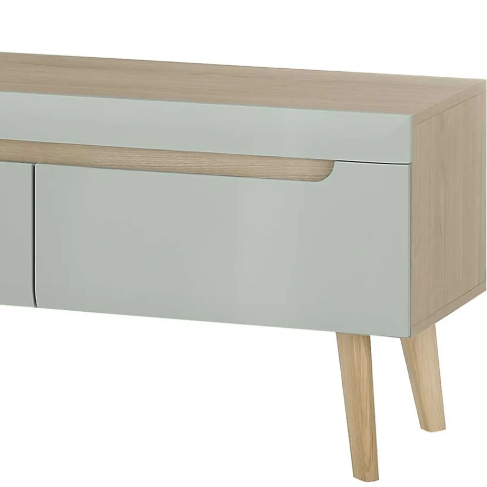 Wohnen Wohnwände<Scandi Chic Wohnzimmermöbel Wohnwand - Armina (vierteilig)