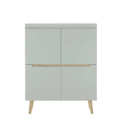 Wohnen Wohnwände<Scandi Chic Wohnzimmermöbel Wohnwand - Armina (vierteilig)
