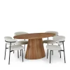 Wohnen Sitzgruppe<Scandi Essgruppe Set - Bean (fünfteilig)