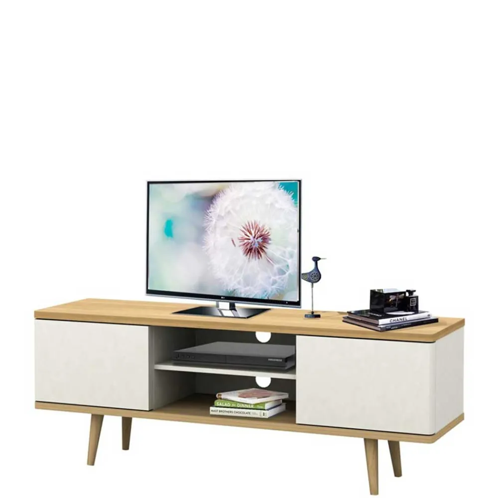 Wohnen Tv & Hifi-Möbel|Lowboards<Scandi TV Unterschrank zweifarbig - Jendren