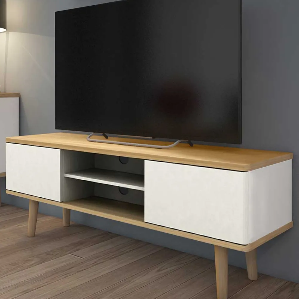 Wohnen Tv & Hifi-Möbel|Lowboards<Scandi TV Unterschrank zweifarbig - Jendren