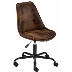 Wohnen Stühle<Schalensitz Drehstuhl in Braun - Ostora