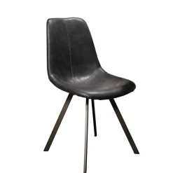 Wohnen Stühle<Schalensitz Stühle in Schwarz - Carlotte (4er Set)