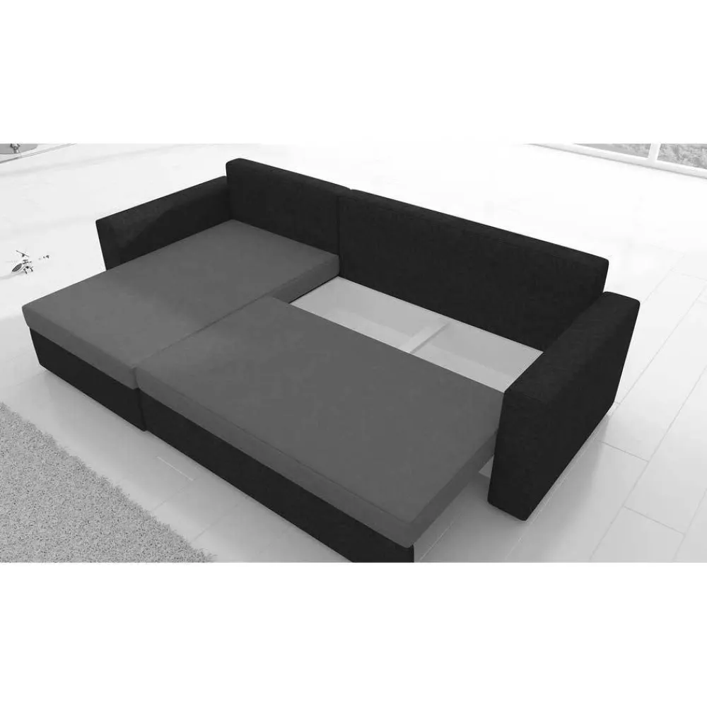 Wohnen Sofas<Schlafcouch in Schwarz und Rot - Chessna