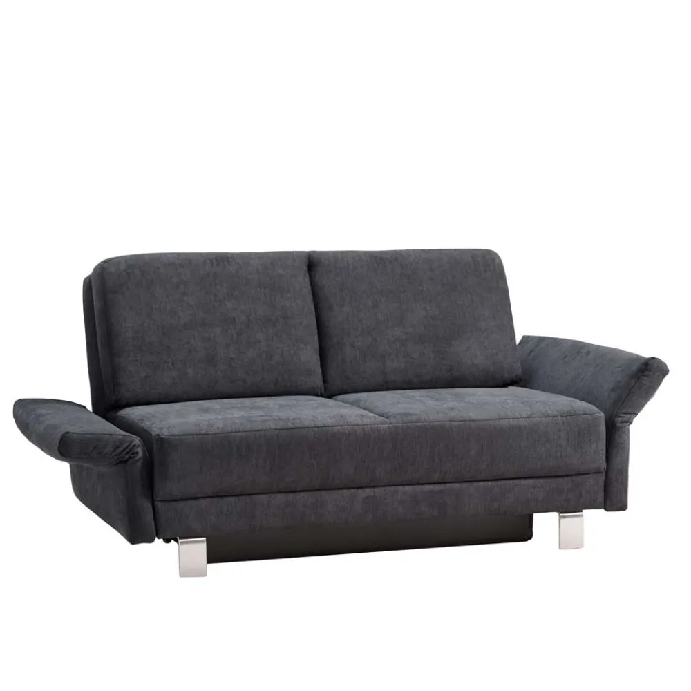 Wohnen Betten|Sofas<Schlafcouch mit Bettkasten in Blaugrau - Casmas