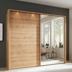 Wohnen Kleiderschränke|Schränke<Schlafraum Schrank mit Schwebetüren - Emya