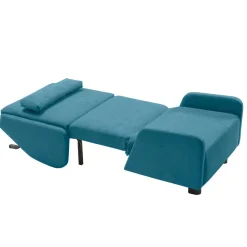 Wohnen Sofas<Schlafsessel mit Armlehnen in Petrol Blau - Joncadoss