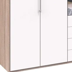 Wohnen Kleiderschränke|Schränke<Schlafzimmer Gleittürenschrank mit Spiegel - Vaclyn