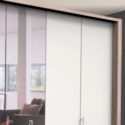 Wohnen Kleiderschränke|Schränke<Schlafzimmer Gleittürenschrank mit Spiegel - Vaclyn
