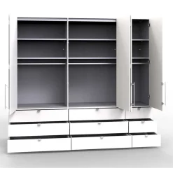 Wohnen Kleiderschränke|Schränke<Schlafzimmer Kleiderschrank Times mit Falttüren