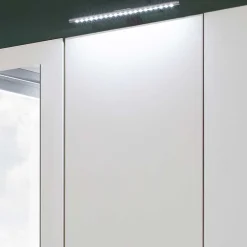 Wohnen Kleiderschränke<Schlafzimmer Kleiderschrank in Weiß & Dunkelgrau - Shakti