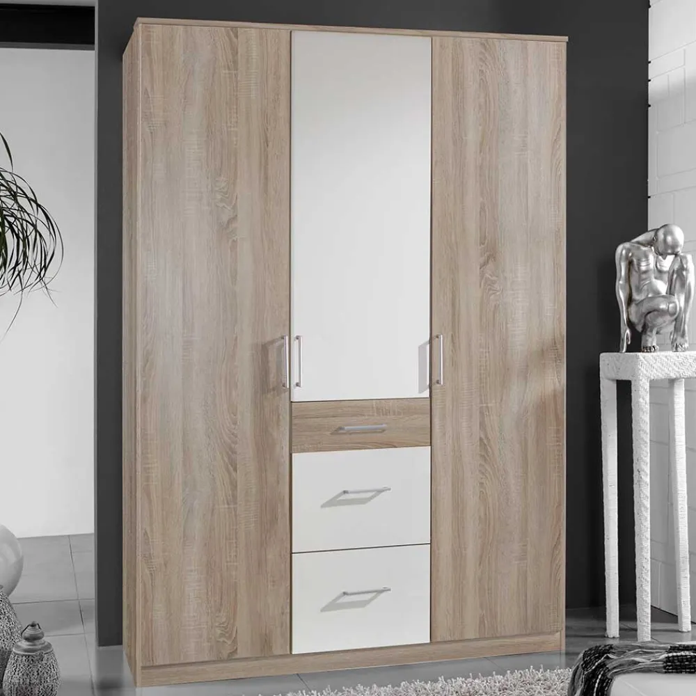 Wohnen Kleiderschränke|Schränke<Schlafzimmer Kleiderschrank zweifarbig - Coros