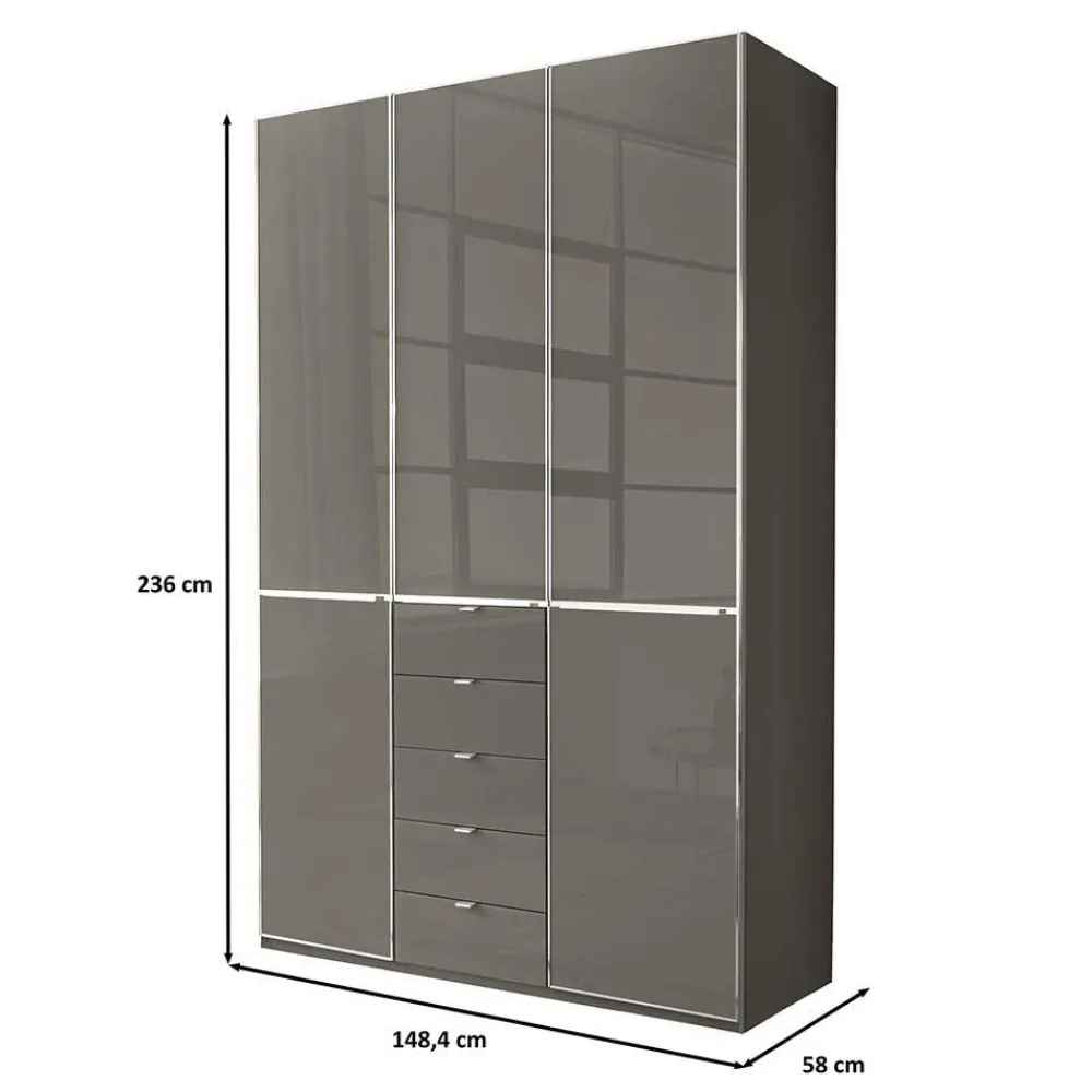 Wohnen Kleiderschränke<Schlafzimmer Kombischrank 3-türig - Madita