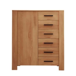 Wohnen Highboards<Schlafzimmer Kommode Mosniak mit Tür und Schubladen