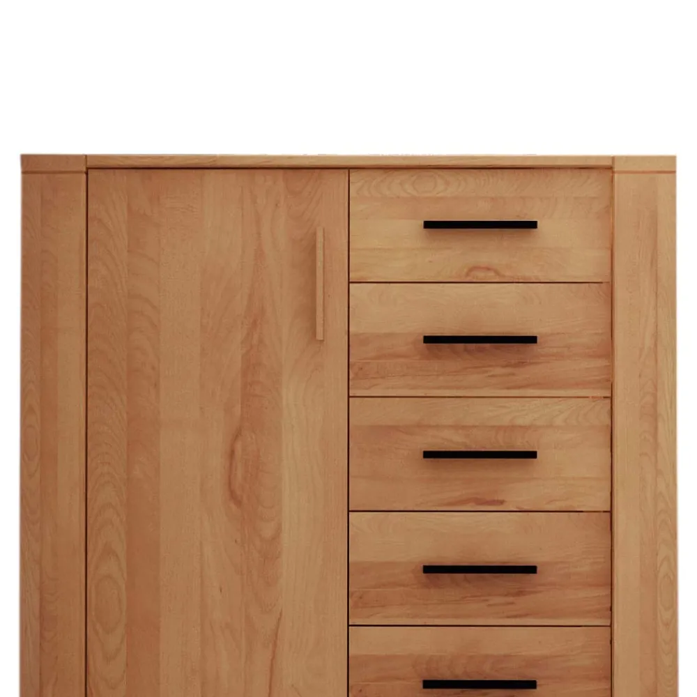 Wohnen Highboards<Schlafzimmer Kommode Mosniak mit Tür und Schubladen