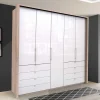 Wohnen Kleiderschränke<Schlafzimmer-Kleiderschrank mit Tür & 2 Falttüren - Bosays