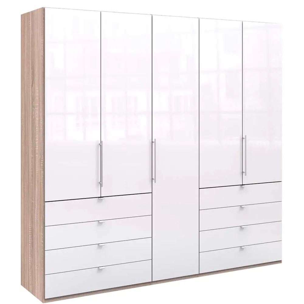 Wohnen Kleiderschränke<Schlafzimmer-Kleiderschrank mit Tür & 2 Falttüren - Bosays