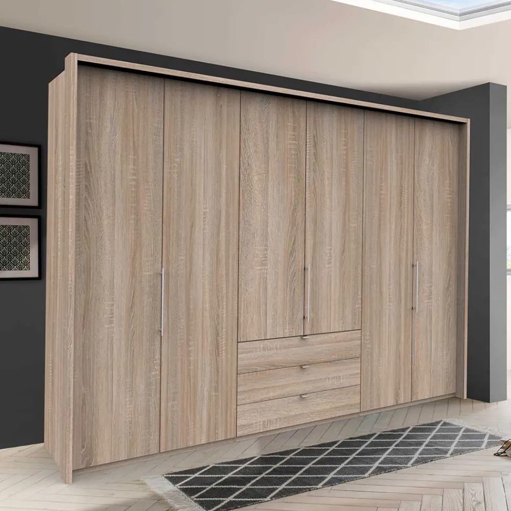 Wohnen Kleiderschränke<Schlafzimmerkleiderschrank in Holz Nachbildung - Zayun I