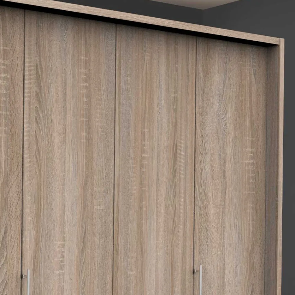 Wohnen Kleiderschränke<Schlafzimmerkleiderschrank in Holz Nachbildung - Zayun I