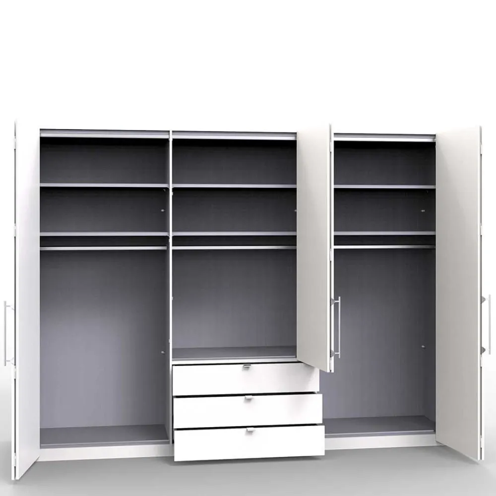 Wohnen Kleiderschränke<Schlafzimmerkleiderschrank in Holz Nachbildung - Zayun I