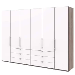 Wohnen Kleiderschränke<Schlafzimmerkleiderschrank foliert in Weiß - Tivierto I
