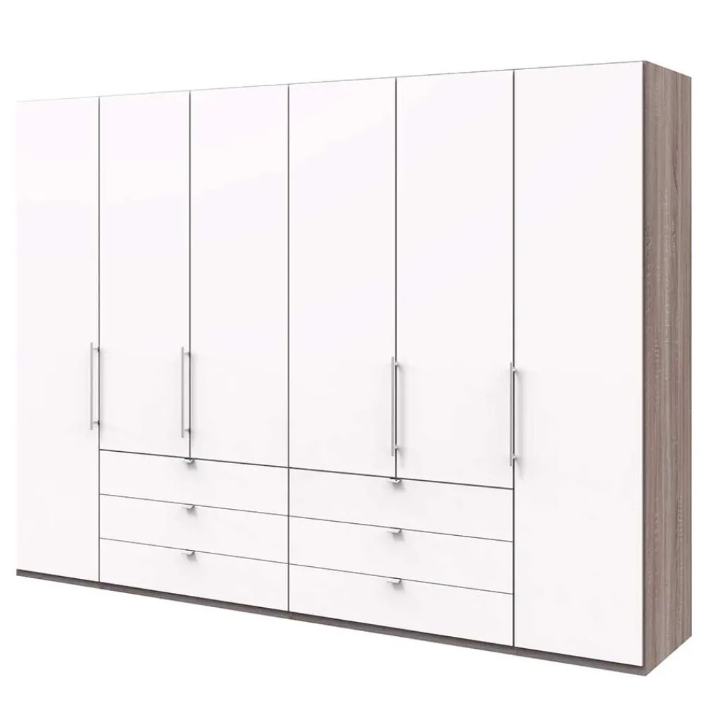 Wohnen Kleiderschränke<Schlafzimmerkleiderschrank foliert in Weiß - Tivierto I