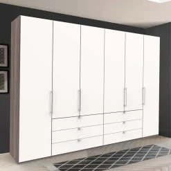 Wohnen Kleiderschränke<Schlafzimmerkleiderschrank foliert in Weiß - Tivierto I