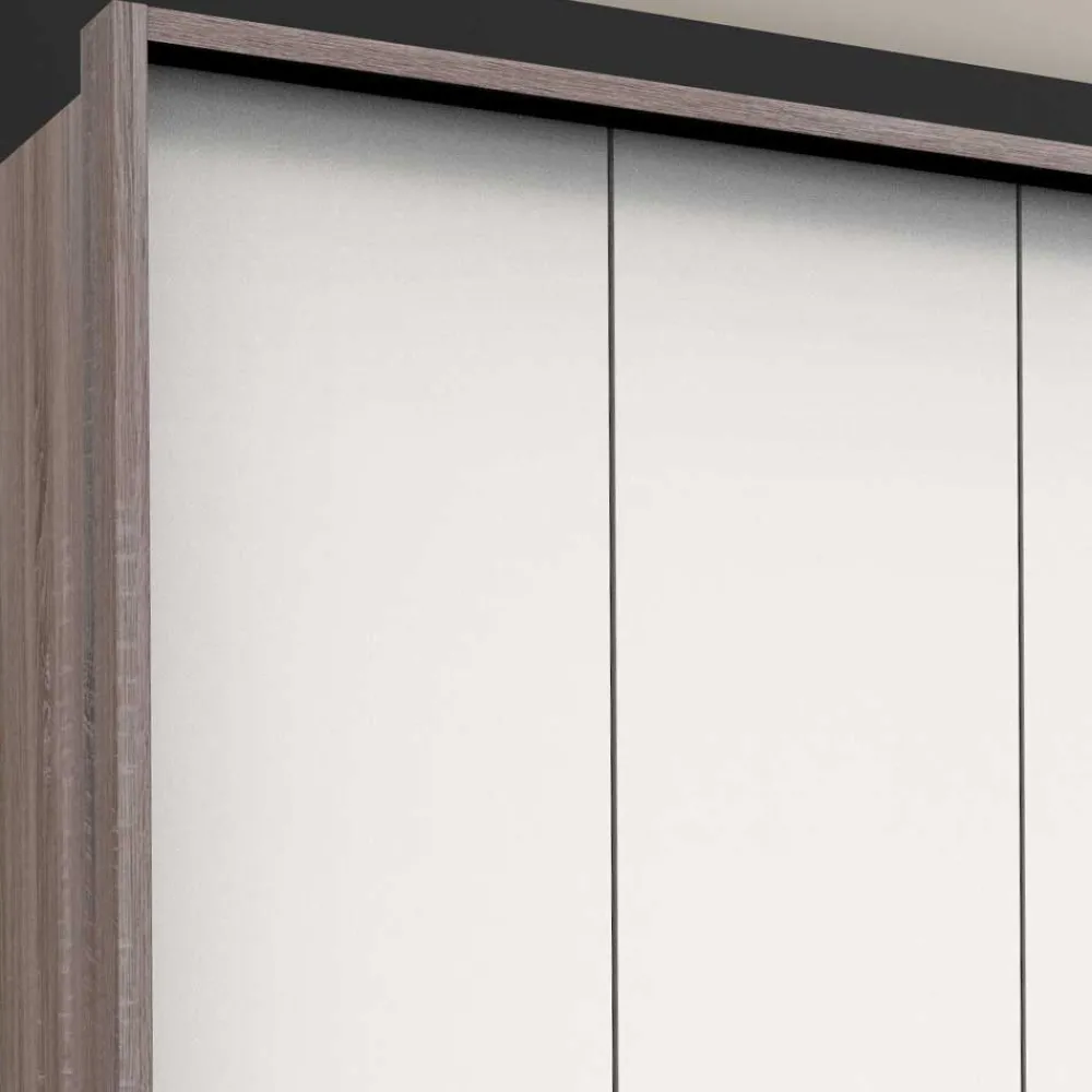 Wohnen Kleiderschränke<Schlafzimmerkleiderschrank foliert in Weiß - Tivierto I