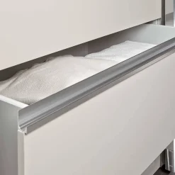 Wohnen Kleiderschränke|Schränke<Schlafzimmerschrank in Champagner Glasfront 165 cm - Dustins