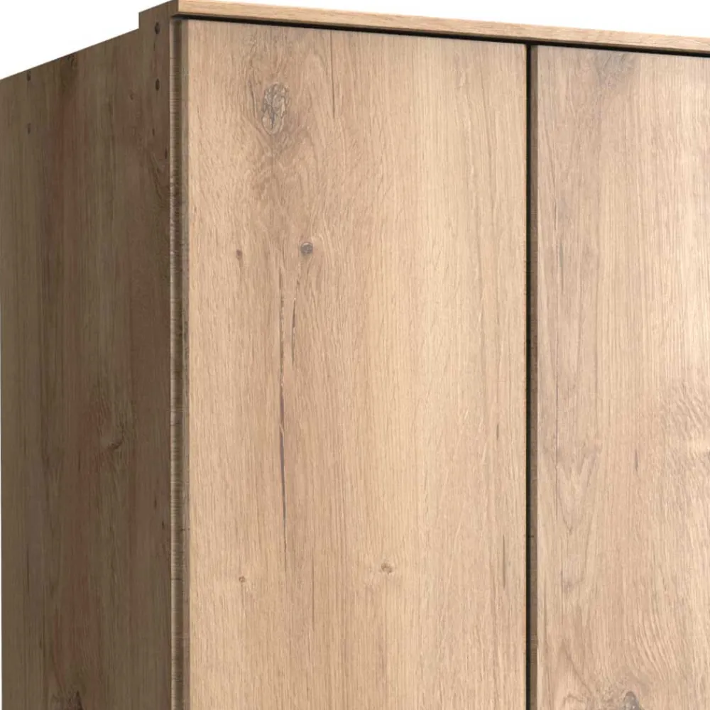 Wohnen Kleiderschränke|Schränke<Schlafzimmerschrank in Holzoptik Plankeneiche - Osicria